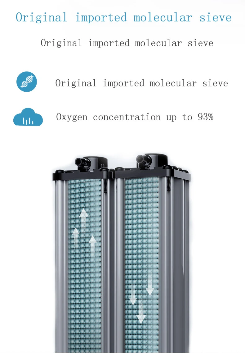 CER justierbarer Oxygenerator1-7L tragbarer Sauerstoff-Verdichter-Haushalts-Sauerstoff-Generator für die Atmung