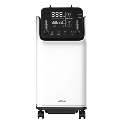 10 Liter-Krankenhaus-persönlicher Sauerstoff-Maschinen-Verdichter 15 LPM mit LED-Schirm