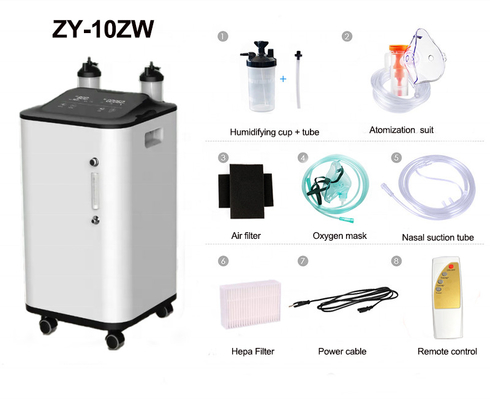 Amonoy 10 L O2-Maschinen-tragbarer medizinischer Sauerstoff-Generator für Haus
